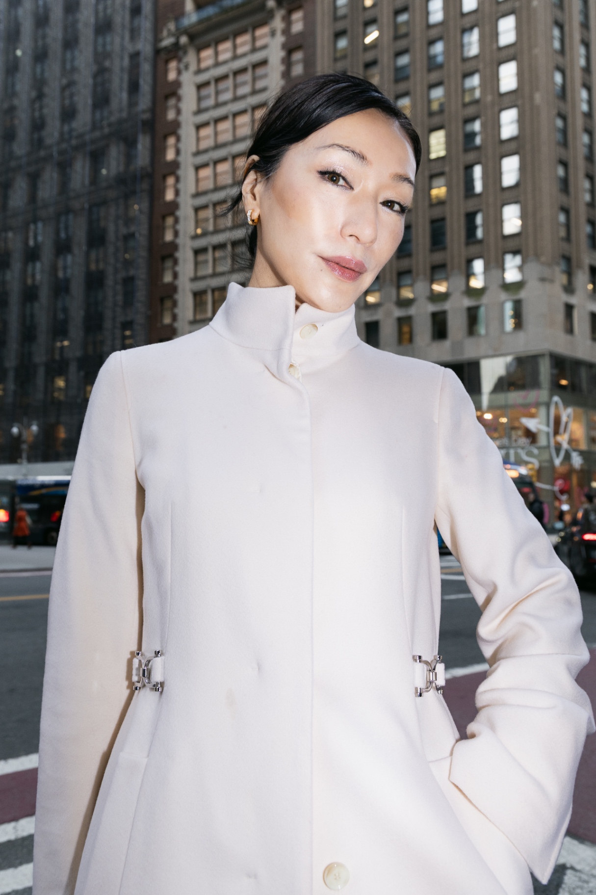 Editorial portrait — city street